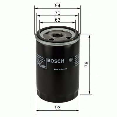 Масляный фильтр BOSCH 0 451 103 341