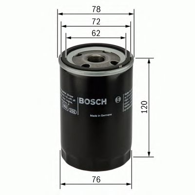 Масляный фильтр BOSCH 0 451 103 344