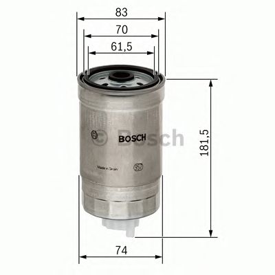Топливный фильтр BOSCH 1 457 434 150