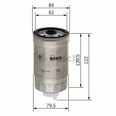 Топливный фильтр BOSCH 1 457 434 435