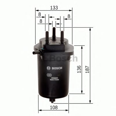 Паливний фільтр BOSCH F 026 402 090