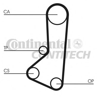 Ремень ГРМ CONTITECH CT510