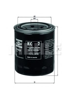Топливный фильтр KNECHT KC 2