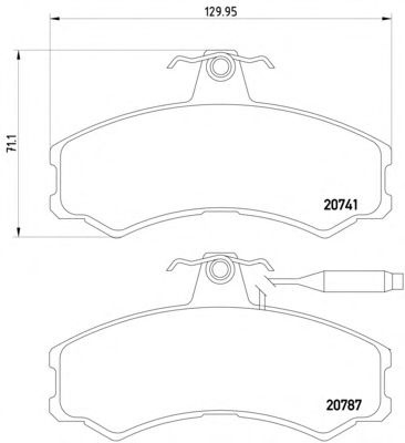 Тормозные колодки TEXTAR 2074101