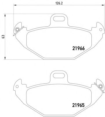 Тормозные колодки TEXTAR 2196502