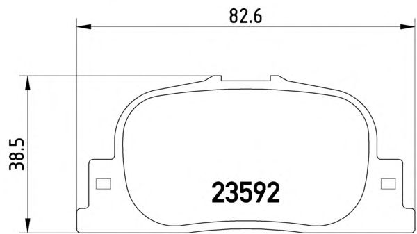 Тормозные колодки TEXTAR 2359201