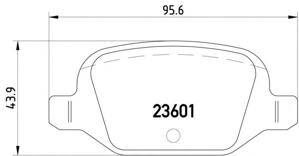 Тормозные колодки TEXTAR 2360102