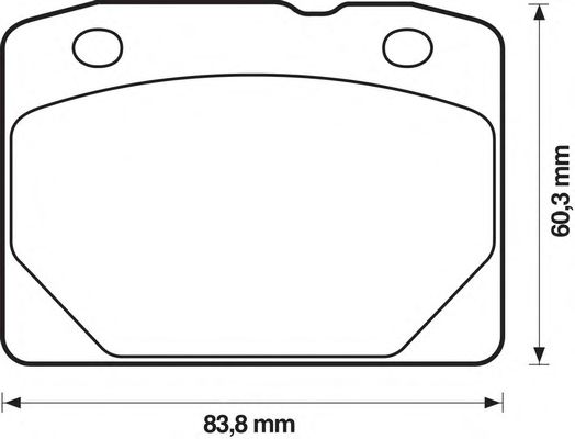 Тормозные колодки JURID 571202J