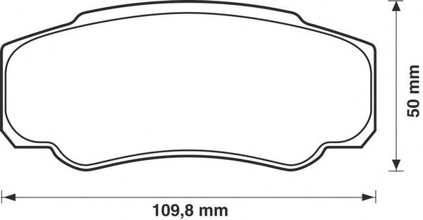 Тормозные колодки JURID 573115D