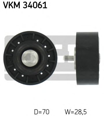 Направляющий / паразитный ролик поликлинового ремня SKF VKM 34061