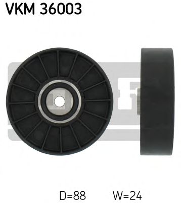 Направляющий / паразитный ролик поликлинового ремня SKF VKM 36003