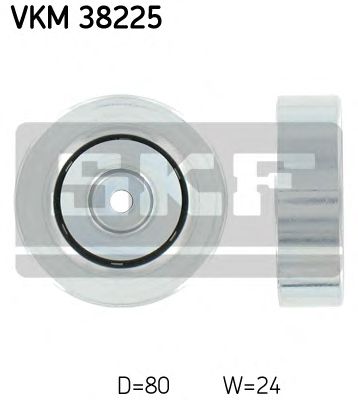 Направляющий / паразитный ролик  поликлинового ремня SKF VKM 38225