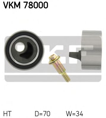 Натяжной ролик ремня ГРМ SKF VKM 78000