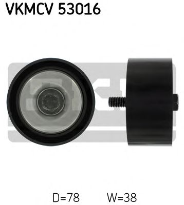 Направляющий / паразитный ролик  поликлинового ремня SKF VKMCV 53016