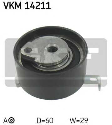 Натяжной ролик ремня ГРМ SKF VKM 14211