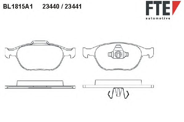 Тормозные колодки FTE BL1815A1