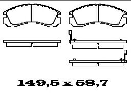 Тормозные колодки FTE BL1388A2