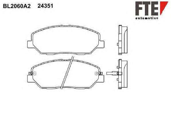 Тормозные колодки FTE BL2060A2