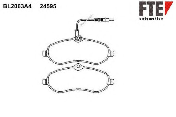 Тормозные колодки FTE BL2063A4