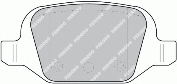 Тормозные колодки FERODO FDB1324