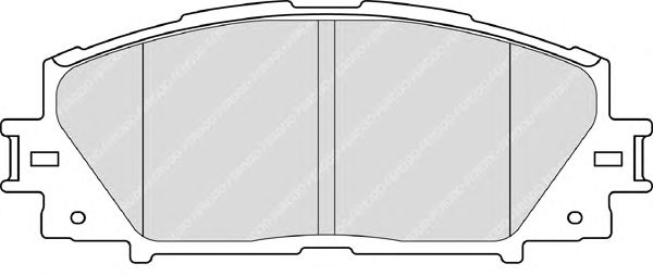 Тормозные колодки FERODO FDB4310