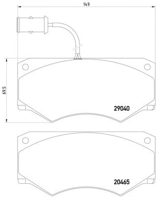 Гальмівні колодки MINTEX MDB1730
