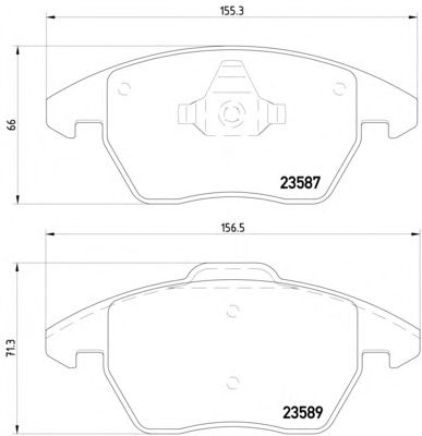 Тормозные колодки MINTEX MDB3022