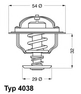 Термостат WAHLER 4038.76D