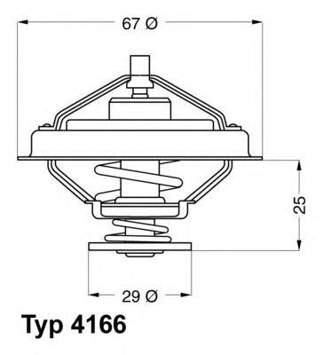 Термостат WAHLER 4166.79