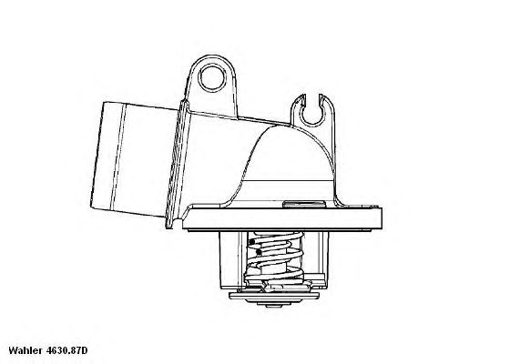 Термостат WAHLER 4630.87D