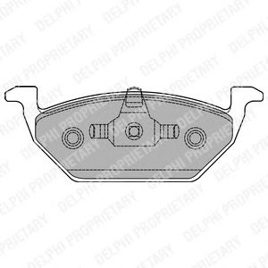 Гальмівні колодки DELPHI LP1436