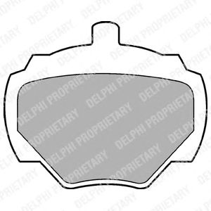 Тормозные колодки DELPHI LP211