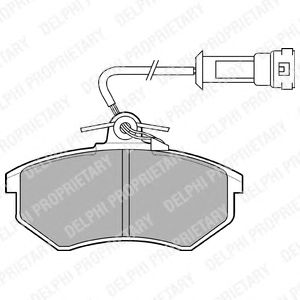 Тормозные колодки DELPHI LP431