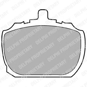 Тормозные колодки DELPHI LP45