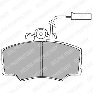Тормозные колодки DELPHI LP692