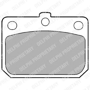 Тормозные колодки DELPHI LP74