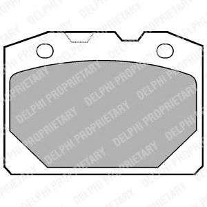 Тормозные колодки DELPHI LP92