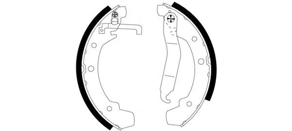 Тормозные колодки HELLA 8DB 355 000-691