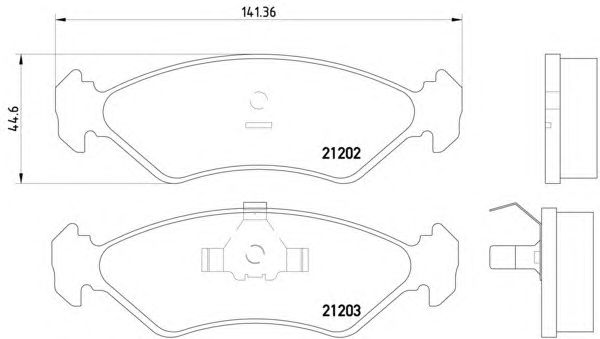 Тормозные колодки HELLA 8DB 355 007-391