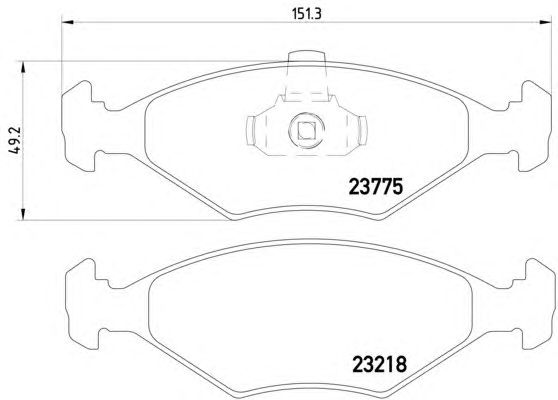 Тормозные колодки HELLA 8DB 355 008-511