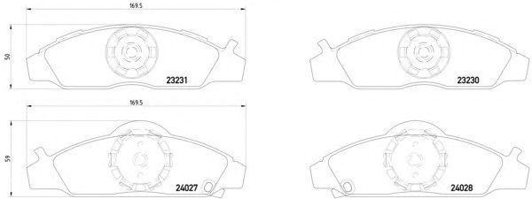Тормозные колодки HELLA 8DB 355 010-941