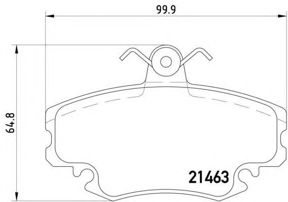 Тормозные колодки HELLA 8DB 355 012-671