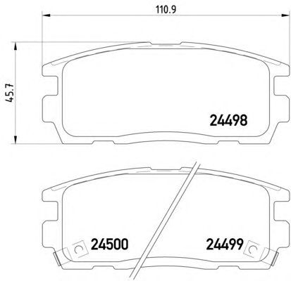 Тормозные колодки HELLA 8DB 355 012-951