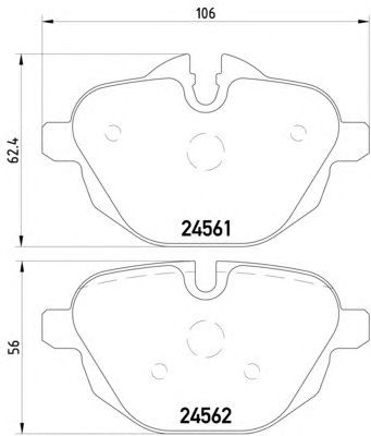 Тормозные колодки HELLA 8DB 355 013-921