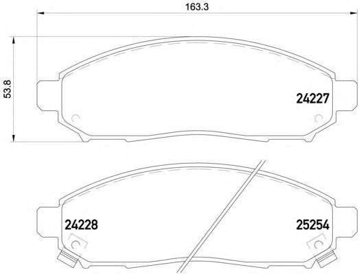 Тормозные колодки HELLA 8DB 355 016-121