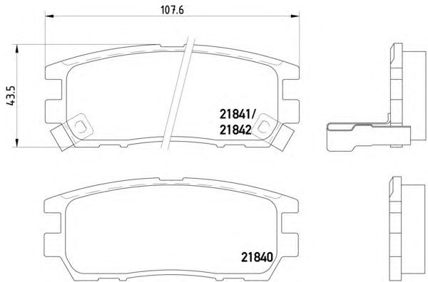 Тормозные колодки HELLA 8DB 355 016-471