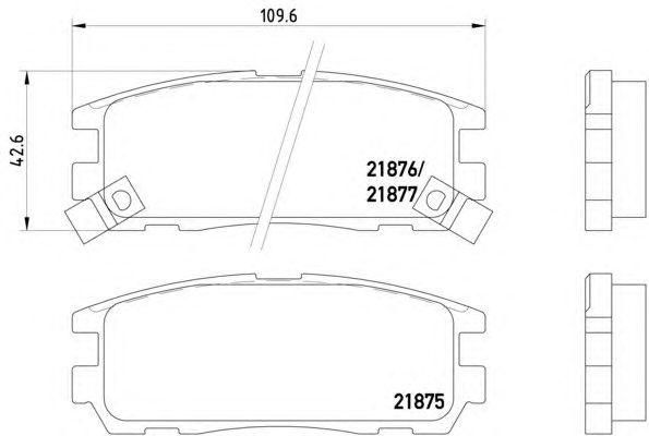 Тормозные колодки HELLA 8DB 355 016-621