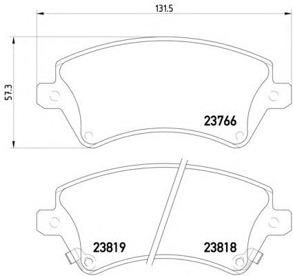 Тормозные колодки HELLA 8DB 355 017-241