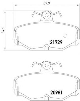 Тормозные колодки HELLA 8DB 355 018-121