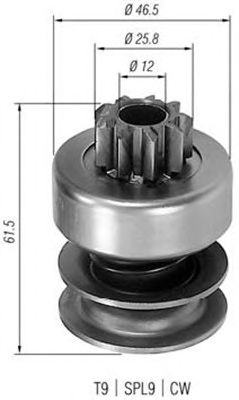 Бендикс стартера MAGNETI MARELLI 940113020064